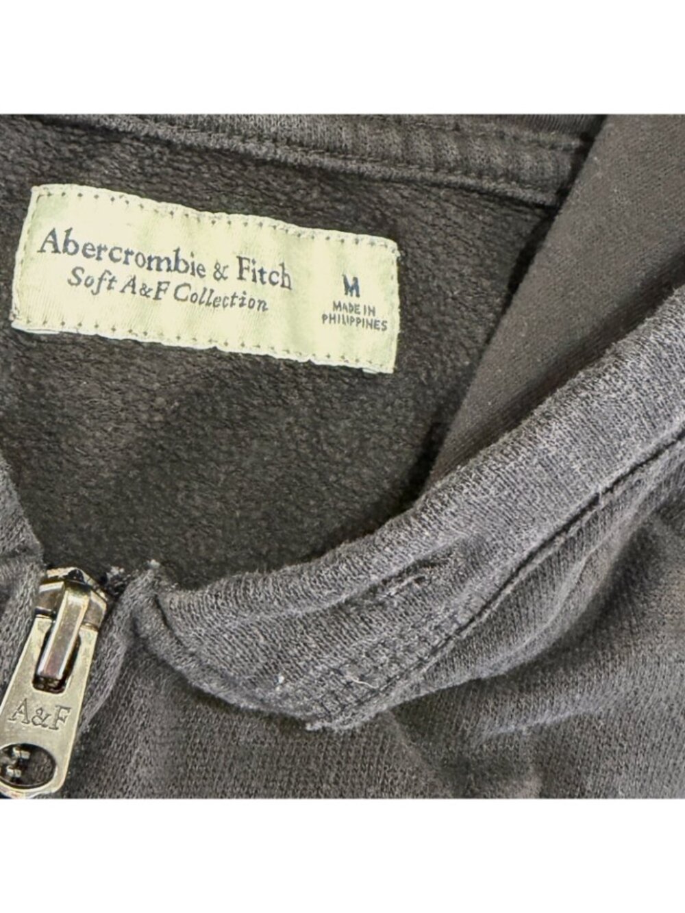 Abercrombie & Fitch Soft A&F Collection Zip Up Hoodie size Med - Picture 3 of 3